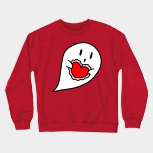 Valentine Heart Ghost Crewneck Sweatshirt